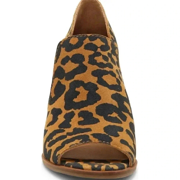 New Lucky brand Junai bootie Dorsay Leopard print - Picture 4 of 15